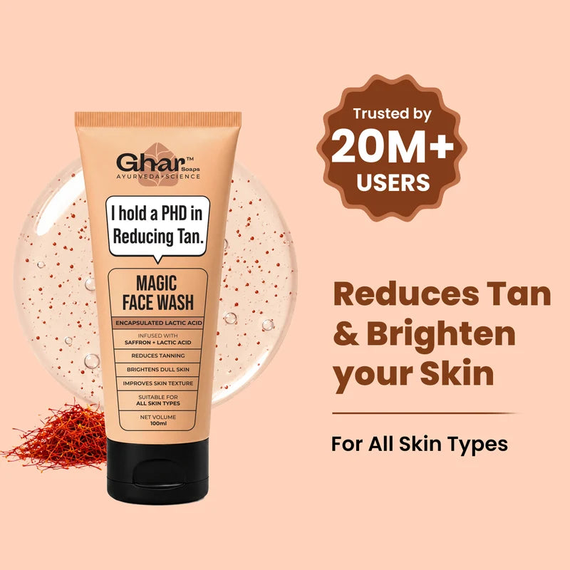 Ghar Magic Face Wash &amp; Soap Combo – 2 Face Wash + 2 Soaps