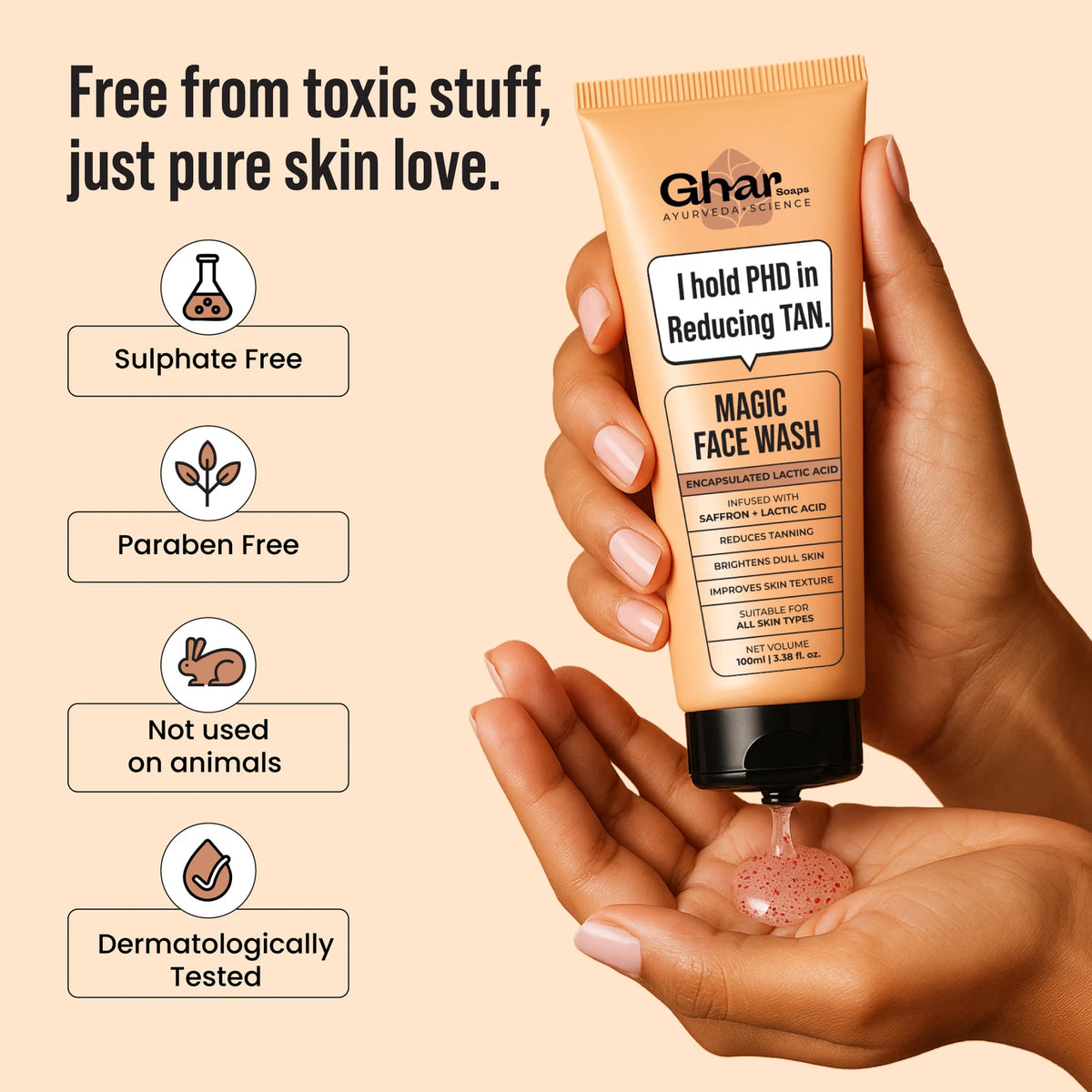 Ghar Magic Face Wash &amp; Soap Combo – 2 Face Wash + 2 Soaps