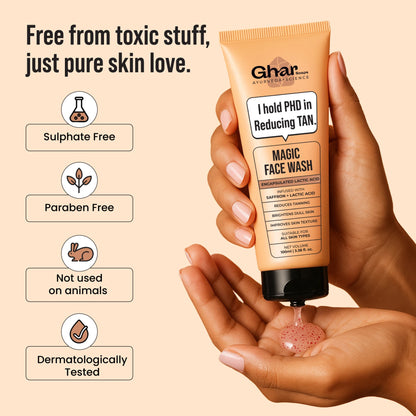 Ghar Magic Face Wash &amp; Soap Combo – 2 Face Wash + 2 Soaps